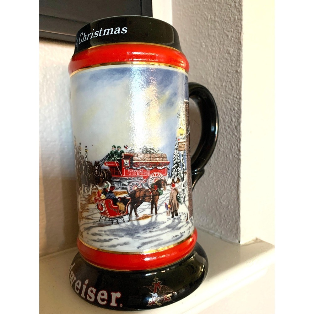 Vintage 1992 Budweiser‎ Beer Stein, Anheuser-Busch Collector Series